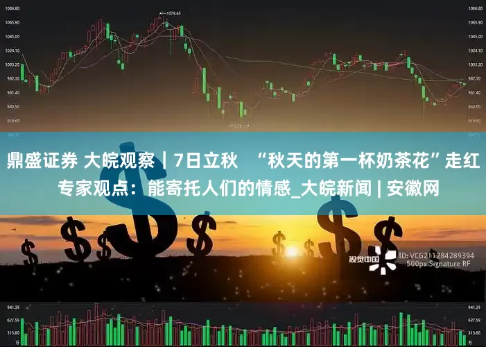 鼎盛证券 大皖观察｜7日立秋   “秋天的第一杯奶茶花”走红  专家观点：能寄托人们的情感_大皖新闻 | 安徽网